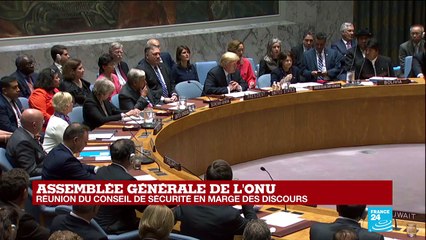 REPLAY - Donald Trump et Emmanuel Macron s''expriment au Conseil de sécurité de l''ONU