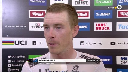 Mondiaux de Cyclisme / Rohan Dennis :"Je me savais très fort"