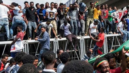 Ethiopia charges five with terrorism over Addis rally attack