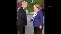 Cumhurbaşkanı Erdoğan Almanya Başbakanı Angela Merkel ile Calışma Kahvaltısında Bir Araya Geldi