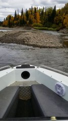 Jet Boat Beached on Shore After Crash