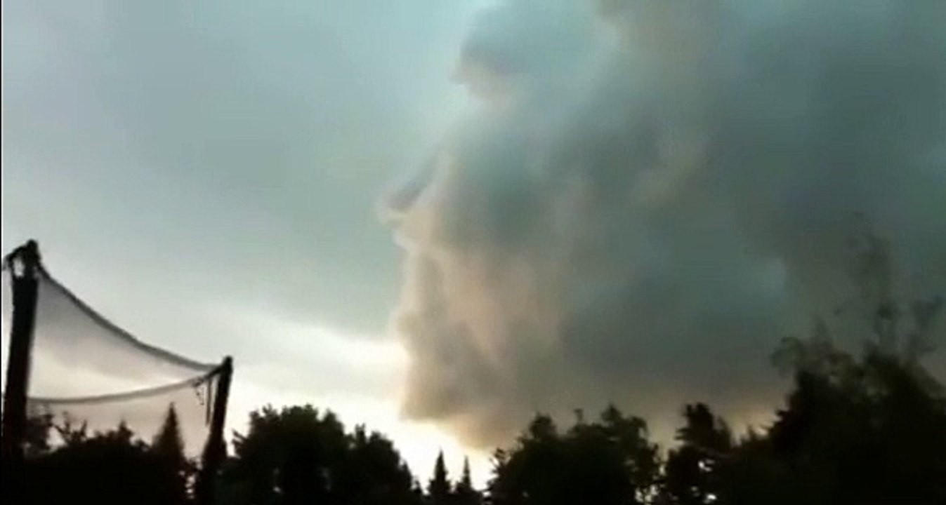 Face Of Hurricane Irma Gesicht des Hurrikans Irma