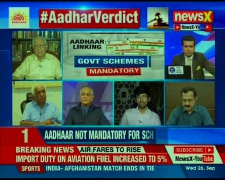 Supreme Court upheld the constitutional validity of Aadhaar, Is it milestone in right to privacy? Nation@9