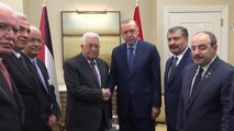 Cumhurbaşkanı Erdoğan, Filistin Devlet Başkanı Abbas ile Görüştü - New