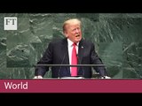 Trump takes aim at Iran