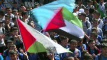 Manifestation d'écoliers de l'Unrwa en Cisjordanie