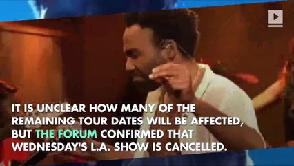 Childish Gambino's Tour Postponed Due to Foot Injury