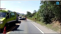 Acidente na estrada em Anchieta