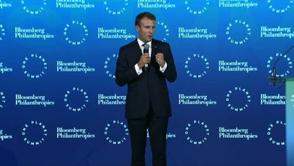 Ouverture du One Planet Summit à New York par Emmanuel Macron