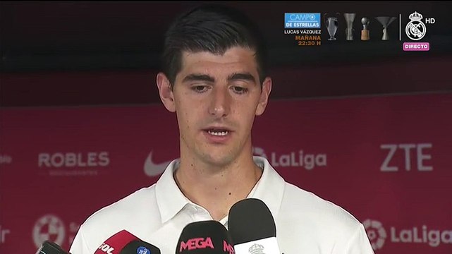 Courtois: Creo que en los goles hemos tenido mala suerte