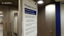 Piccadilly line strike hits King's Cross St Pancras station