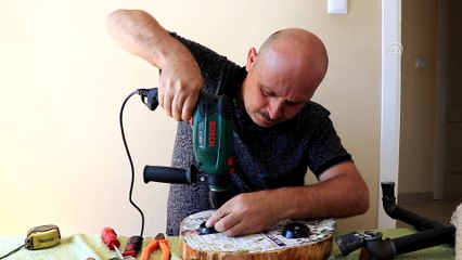 Atık malzemeler gazinin elinde hayat buluyor - SAMSUN