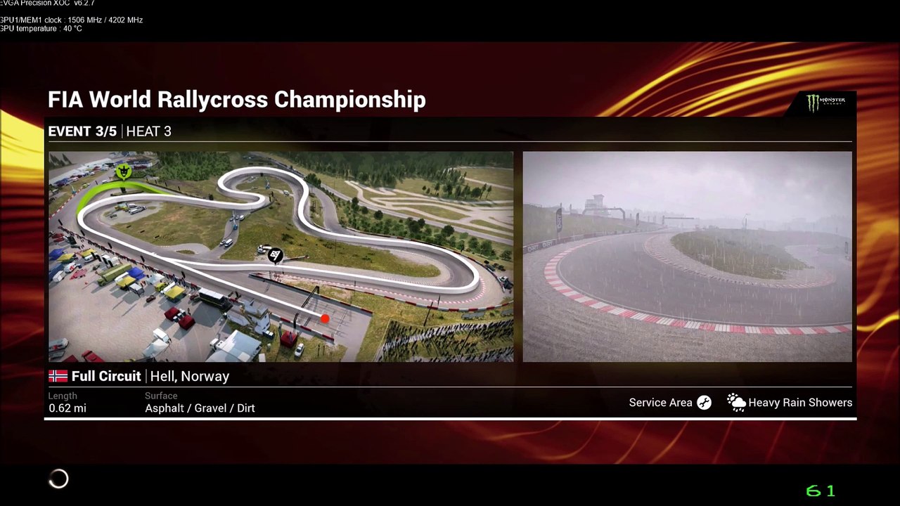 DiRT 4 FIA World RallyX Champs Ev3 Qual Q3 Hell Norway