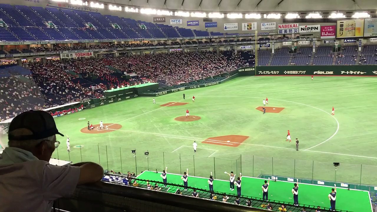 【都市対抗野球】JR西日本元中日の藤澤の大飛球