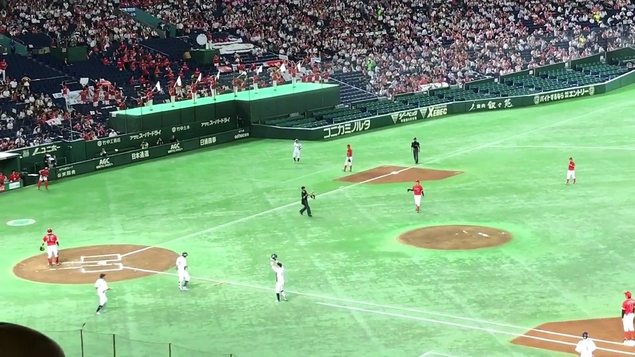 【第89回都市対抗野球】JR西日本の春原 初回四球を選ぶ