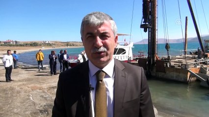 Tatvan’daki yeni iskeleler için ilk temel kazıkları çakıldı - BİTLİS