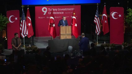 Cumhurbaşkanı Erdoğan, 9. Türkiye Yatırım Konferansında - NEW YORK