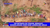 184 ektarya sa Itogon, Benguet, idineklarang high risk landslide areas