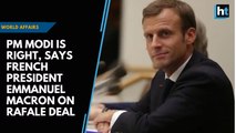 PM Modi is right, says French President Emmanuel Macron on Rafale deal