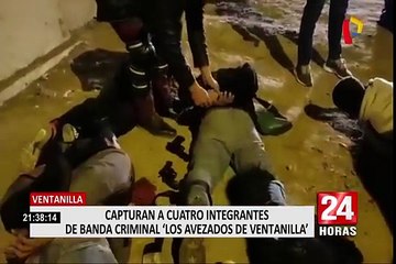Ventanilla: capturan a peligrosa banda dedicada al robo y raqueteo