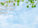 Lipper International 264 Cherry Finished Flared Serving Bowls for Salads or Fruit Large 14