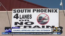 Phoenix City Council votes to continue light rail extension