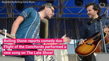 Flight Of The Conchords Perform New Song On Colbert's Show