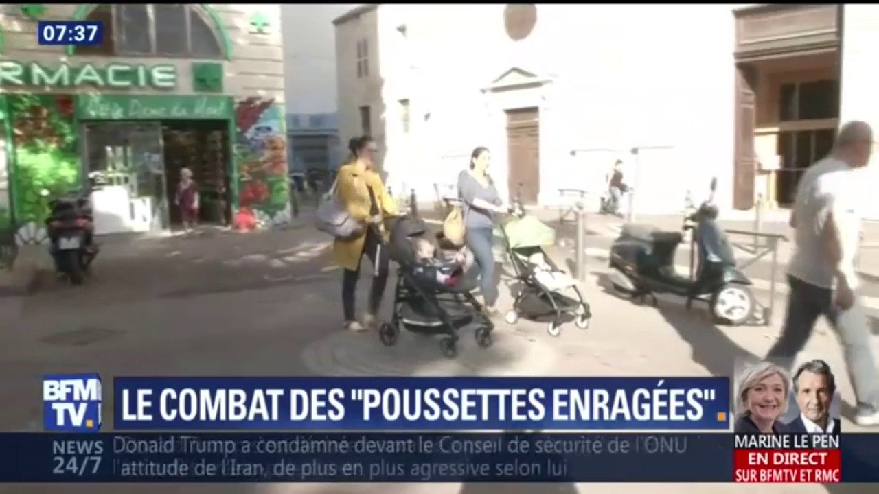 Un "syndicat des poussettes enragées" dénonce les difficultés pour se déplacer avec une poussette