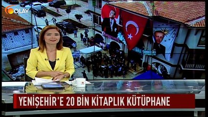 Yenişehir'e 20 bin kitaplık kütüphane