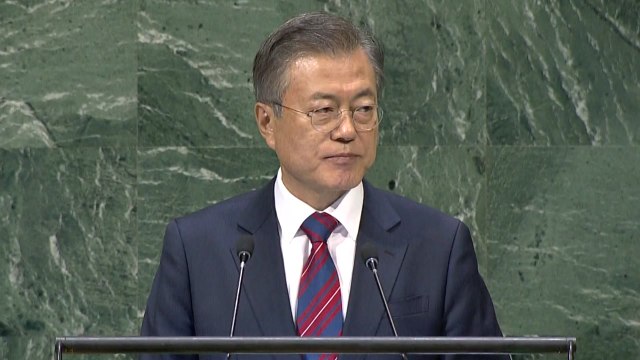 문재인 대통령, 유엔서 한반도 평화 지지 당부 / YTN