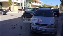 Report TV - Aksident me dy të lënduar në Vlorë, shkak mungesa e sinjalistikës