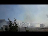 Ora News - Zjarr në Lezhë, rrezikohen banesat