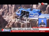 Ulang Tahun ke-50, Will Smith Bungee Jumping dari Heli