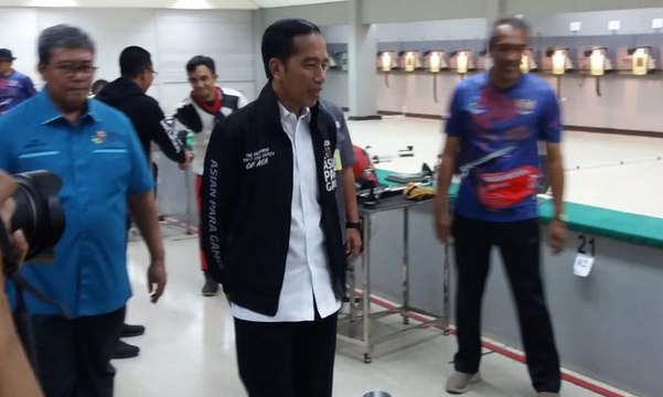 Presiden Tinjau Arena Asian Para Games 2018