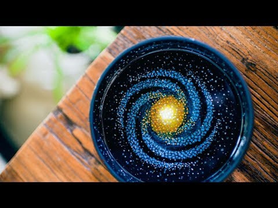 《造物集》SO6E45 滴胶作画，一个碗里的星空