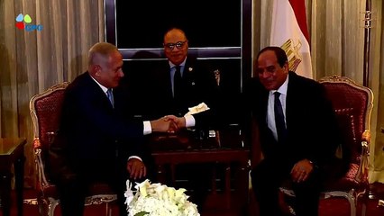 نتيناهو تباحث مع السيسي وقف إطلاق النار في غزة