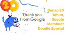 Doodle Spesial di Hari Ulang Tahun Google Ke-20