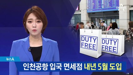 정부, 내년 5월말 인천공항 입국장 면세점 도입