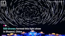 China drone show for Mid-Autumn Festival