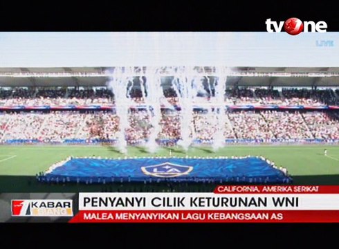 Penyanyi Cilik Keturunan Indonesia Pukau AS di LA Galaxy