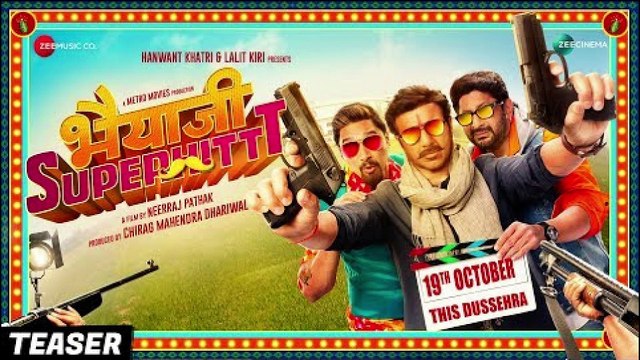 Bhaiaji Superhit - Teaser | Sunny Deol, Preity Zinta, Arshad Warsi & Shreyas Talpade | Bhaiyaji - Zilimusiccompanyofficial !