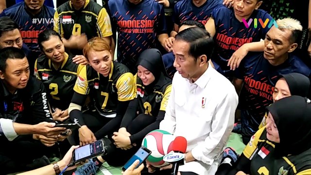 Ditinjau Jokowi Saat Latihan, Atlet Asian Para Games Grogi