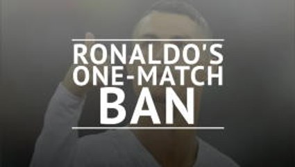 Ronaldo only banned for one Champions League