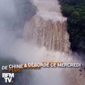 La plus grande cascade de Chine a débordé à cause des fortes pluies