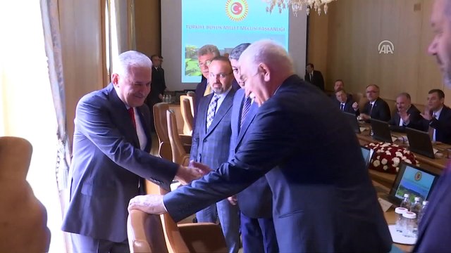 TBMM Başkanı Yıldırım, Divan üyeleri ve Grup Başkanvekilleri ile bir araya geldi - TBMM