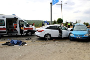 2 Kişinin Öldüğü Kaza Kamerada