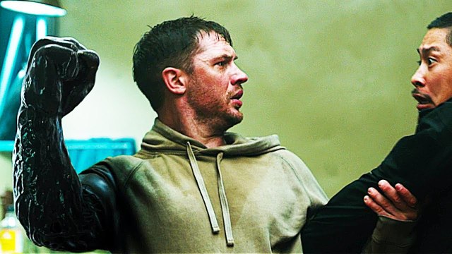 VENOM : eddie gets his powers fight scene - Tom Hardy Marvel 2018