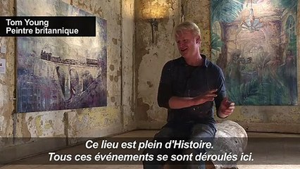 Liban: des peintures redonnent vie au passé mythique d'un hôtel