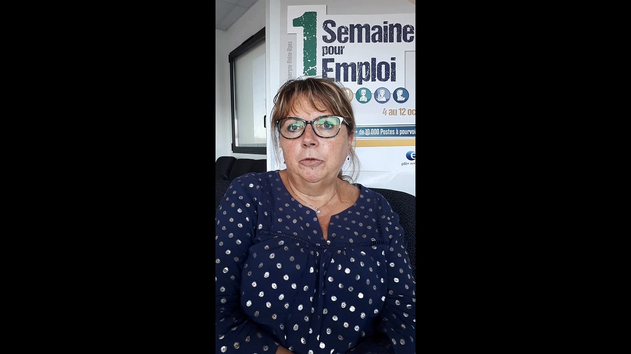 1 semaine pour l'emploi
