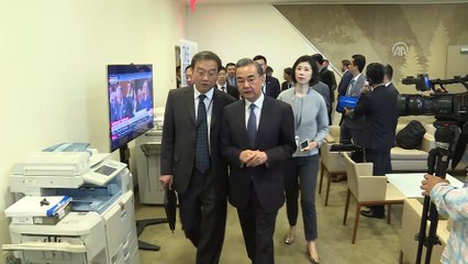 Dışişleri Bakanı Çavuşoğlu, Çinli mevkidaşıyla görüştü - NEW YORK